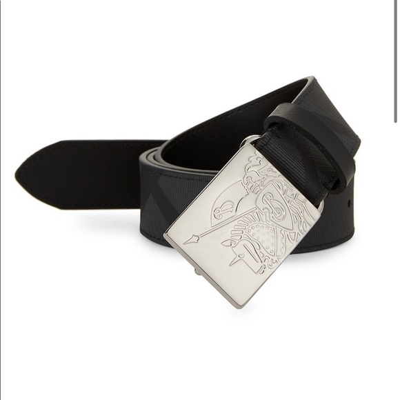 NEW WITH TAGS 100% authentic Burberry Check Belt size 44 - Picture 1 of 9